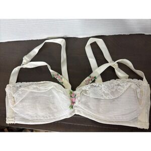 Vintage Symbra Elite Bra 34C Love Soft Underwire White